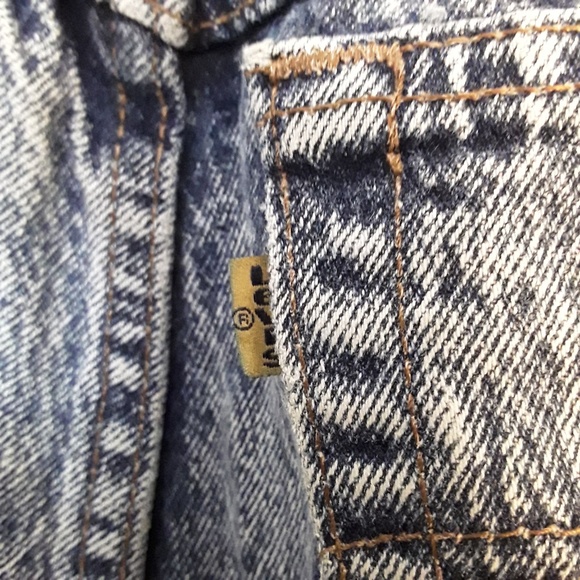 Vintage Levis Strauss Acid Wash Jeans Made in USA - Picture 3 of 8
